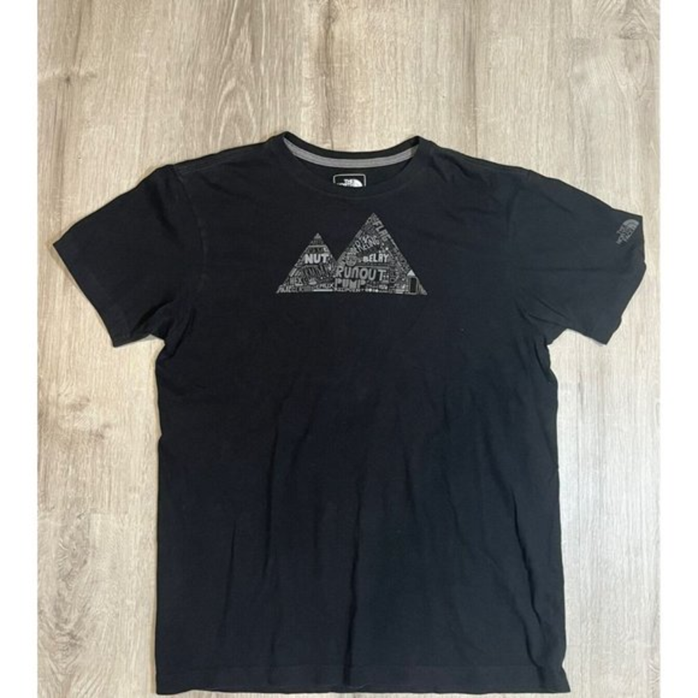 The North Face T-Shirt Men's‎ XL Black Pullover Crew Neck Slim Fit Short Sleeve